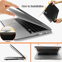 Etui na laptopa do Apple Macbook M1 Chip Air Pro Retina 11 12 13 15 cali, krystalicznie czysta twarda skorupa 2020 Touch Bar ID Pro 13 A2338 4